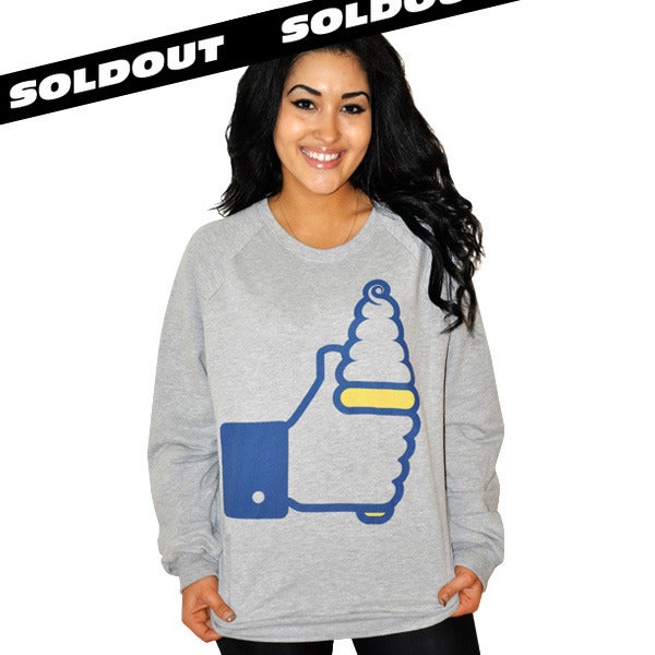 Image of I "Like" Ice Cream Sweatshirt (Unisex) Limited Edition!