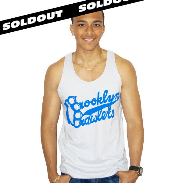 Image of Brooklyn Brawlers SILVER Tank (UNISEX) LIMITED EDITION!